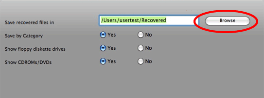 select folder