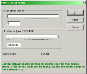 Sector range