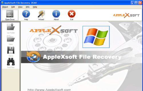 AppleXsoft File Recovery Screenshot